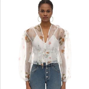 Aeryne white blouse- designed in Paris